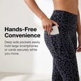 thumbnail image 4 of NELEUS Womens Yoga Leggings for Workout High Waist Ankle Length Tie-Dye Printed with Two Pockets,Leopard Print,US Size M, 4 of 7