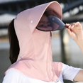 thumbnail image 3 of Fewfanhot Full Face UPF Sun Protection Hood Hat, Detachable Visor Shield Breathable Neck Shoulder Cover for Cycling Driving Fishing, 3 of 6