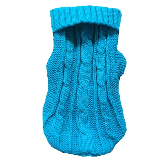 Jersey extrapequeño de punto para chihuahua, yorkshire terrier y chihuahuas miniatura, para hembras y machos pequeños, otoño-invierno, cachorros y gatos, longitud 23 cm (talla n.º 8)
