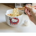 thumbnail image 3 of Silver Buffalo Sanrio Hello Kitty Japanese Ceramic Ramen Noodle Rice Bowl with Chopsticks, 20 Ounces, 3 of 8