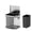 8 gal, variant on 30L/8 Gallon Dual Trash Can, Rectangular Waste Basket with Metal Lid & Step Foot Pedal, Double Compartment Classified Garbage Can, Stainless Steel Trash Can with Removable Inner Bucket
