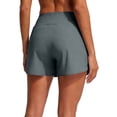 thumbnail image 4 of Swim Shorts for Women High Waisted Tummy Control Board Shorts Quick Dry Bottoms for Tankini Bikini Mix and Match Beachwear, 4 of 5