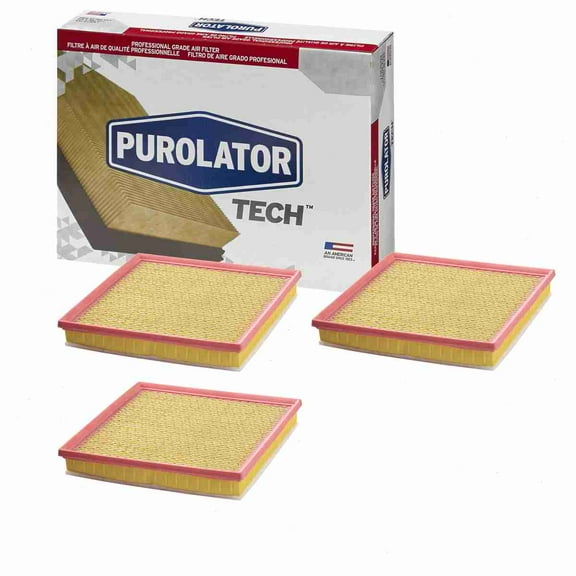 3 pc Purolator TECH TA46152 Air Filters for 13272719 29739 33-2966 49739 9739 A3144 A3144C A6145 AF1484 AF3139 AF6145 CA10989 CAP10989 CFA1484 MA6152 MGA49739 P9739 PA4453 PA6152 PAF6152 R83739