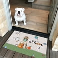 thumbnail image 2 of Hardworking Afghan Hound Ready Back to School New Year Classes Doormat Dog Lover Indoor Outdoor Welcome Mat - 12011, 2 of 5