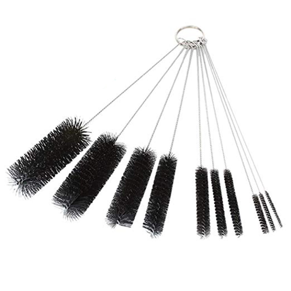 Canopus Nylon Tube Straw Brush Set 8.2 Inch Small Bottle Brush Set for