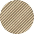 thumbnail image 1 of Ahgly Company Indoor Round Patterned Dark Almond Brown Area Rugs, 4' Round, 1 of 6