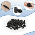 thumbnail image 3 of 100 Sets Breakaway Clasp for Necklaces Plastic Breakaway Clasps Safety Breakaway Clasps Plastic Bead Connectors for Jewelry Making (Black), 3 of 7