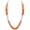NK_10647_Orange, variant on Bocar Long Multiple Row Handmade Mix Color Beaded Statement Necklace WomenNK_10647_royalblue_er_br)