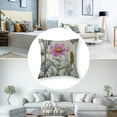 thumbnail image 5 of nygtbtfer Pillow Covers Set of 2, Leaves Floral Throw Pillow Covers Decorative Pillows for Couch Sofa Home White, 5 of 7
