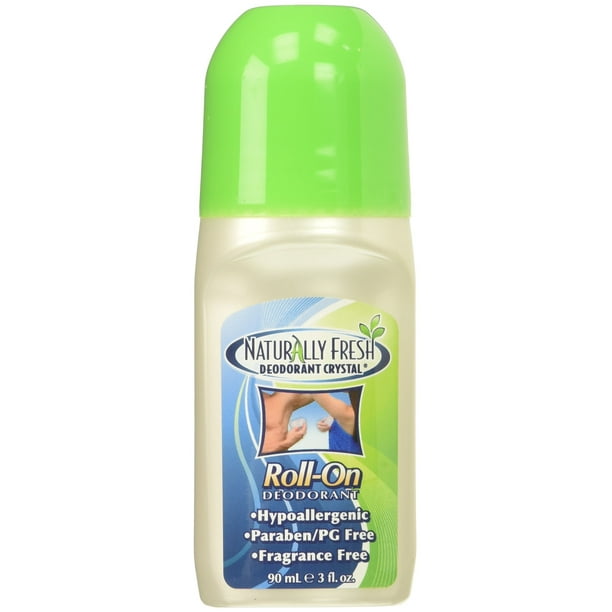 Naturally Fresh Crystal RollOn Deodorant, 3 Fl Oz (2 Pack) NEW