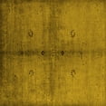 thumbnail image 1 of Ahgly Company Indoor Square Oriental Yellow Industrial Area Rugs, 6' Square, 1 of 4