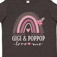 thumbnail image 4 of Inktastic Gigi and Poppop Love Me Rainbow Girls Toddler T-Shirt, 4 of 5