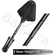 Portable Telescopic Stool - Lightweight Folding Chair for Camping & Fishing - Height Adjustable, Single Leg Tripod Seat - Foldable & Compact Design