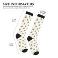 thumbnail image 5 of Bixox Bee Print Compression Socks,Compression Socks Women & Men Circulation for Medical,Running,Athletic, 5 of 7