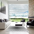 thumbnail image 6 of Ahgly Company Indoor Square Patterned Light Black Novelty Area Rugs, 6' Square, 6 of 6