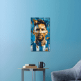 thumbnail image 2 of Cuadro Decorativo Fútbol 40x60cm Messi, 2 of 6