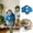 Blue, variant on Flower-Shaped Bird Recovery Collar, Anti-Biting EVA Neck Guard for Parrots & Lovebirds, Lightweight Post-Surgery Protective Cone(Blue-S)