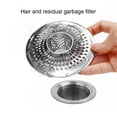 thumbnail image 2 of Billuyoard Filtro de fregadero de baño, desagüe de suelo de ducha de acero inoxidable, tapón de colador, accesorios de cubierta Universal Juegos de accesorios de baño Billuyoard HA065619-00B, 2 of 6