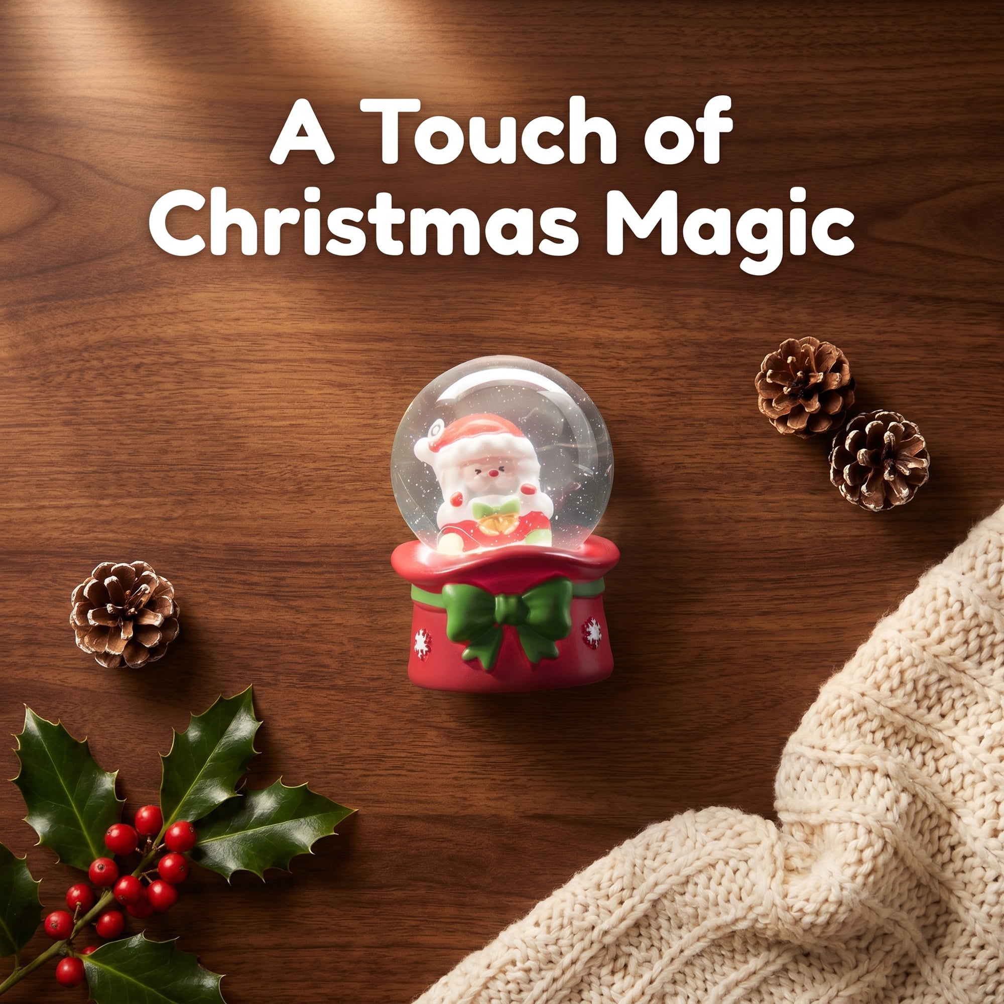 Unique Bargains Light Up Crystal Ball LED Glitter Snow Globe Red I 1.8" x 1.8" x 2.7"