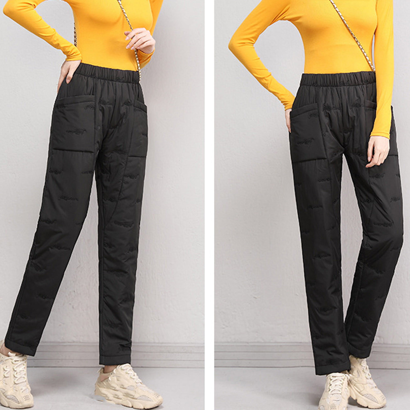 Wixra Womens Duck Down Velvet Winter Pants High Elasticity, Skinny &  Windproof Checked Trousers Women For Warmth & Style 201119 From Dou04,  $39.4 | DHgate.Com