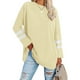 thumbnail image 2 of Tops de Mujer Camisas de Manga Larga Otoño Casual Hombro Sólido Caída Cuello Redondo Camiseta Blusa Odeerbi ODB151015, 2 of 8