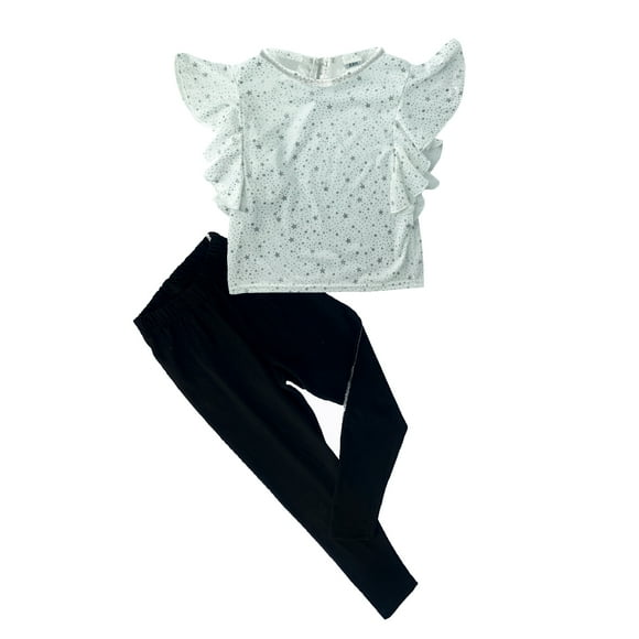 Conjunto Leggings con Lentejuela para NiÃ±a Talla 10 aÃ±os Kiss Playeras y Tops para niÃ±as