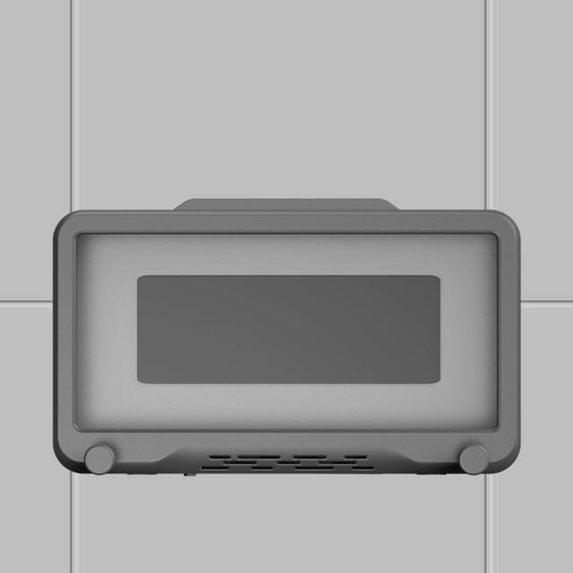 Puntoco - Soporte para teléfono de ducha visible para baño, cocina, pared con teléfono hasta teléfono móvil de 6,8 pulgadas