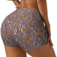 thumbnail image 2 of Fotbe Daisies Flowers Seamless Shorts, Womens Workout Shorts High Waist Stretch Booty Short for Gym/Yoga/Running/Biking-X-Large, 2 of 9