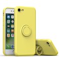 thumbnail image 1 of Funda de color sencillo para iPhone 7/8/7 Plus con soporte de anillo, placa metálica para carga magnética, diseño antigolpes y soporte giratorio de 360 grados., 1 of 5