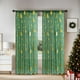 thumbnail image 4 of 2 Cortinas Navideñas Festivas con Estampado de Copos de Nieve para Sala de Estar, 52 Pulgadas W X 63 Pulgadas L, 4 of 5