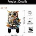 thumbnail image 2 of DAMAI Owl Acrylic Garden Stake, Outdoor Acrylic Owl Sculptures for Flower Potted Ornament and Landscape Beautification, 2D Flat Patio Owl Art Insert for Garden, Lawn, Backyard, Farm, 2 of 6