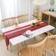 thumbnail image 3 of Camino de Mesa Rojo Naranja Lino Moderno Textura de Madera Raya Granja Rústico Retro Marrón 33x183cm Camino de Mesa de Yute para Mesa de Comedor Granja Fiesta Picnic Decoración de Cocina Gratis, 3 of 7