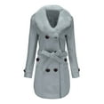 thumbnail image 5 of Vedolay Winter Coat Women Casual Fall Coat Work Business Winter Coats Grey,L, 5 of 5