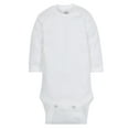 thumbnail image 5 of Wonder Nation Baby Neutral Casual Cotton White Long Sleeve Bodysuits, 5-Pack, Newborn-24 Months, 5 of 7