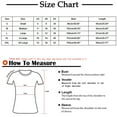 thumbnail image 3 of Camiseta de manga corta suelta con cuello en V y estampado informal a la moda de verano para mujer Pompotops hkajfhjk471290, 3 of 5
