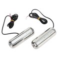thumbnail image 1 of LED Underwater Boat Light 42LED Super Bright 1500LM IP68 Marine Transom for Pontoon RV Caravan with Stainless Steel Cover PC Shell 2pcs, 1 of 7