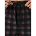 thumbnail image 5 of Fruit of the Loom Men's Plaid Fleece Pajama Pant 2-Pack, Sizes S-5XL, 5 of 12