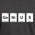 thumbnail image 3 of CafePress - Genius Periodic Table Dark T Shirt - Men's Classic Graphic Cotton T-Shirt, 3 of 4