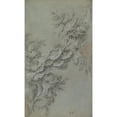 thumbnail image 2 of Jean-Baptiste Pillement 16x24 Black Ornate Framed Double Matted Museum Art Print Titled: Design with Flowers and Rocaille Ornaments (ca. 1760), 2 of 5