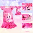 thumbnail image 5 of Girls Nightgowns Mermaid Pajamas Sleepwear for Girls and 18" Dolls Clothes, 5 of 7