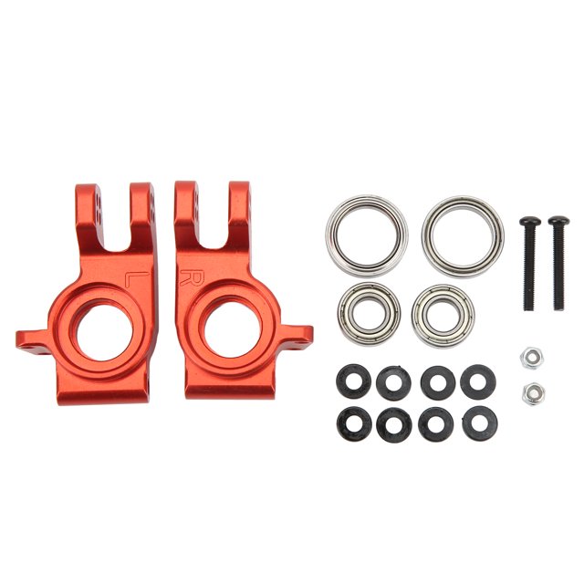 2 uds RC soporte de buje trasero piezas de mejora aleación de aluminio de repuesto para ARRMA 1/7 1/8 rojo