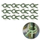 thumbnail image 1 of Clips de soporte para plantas, clips de vid para flores, clips de vid para tomates, clips para injertos verde 12 piezas, 1 of 8