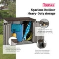 thumbnail image 3 of Toomax Stora Way All Weather 4.25' x 2.5' Storage Shed, Taupe Gray/Brown, 3 of 8