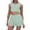 Light Green, variant on Toddler Girls 2-Piece Active Set Racerback Crop Top & Crossover Skort Stretchy Breathable for Tennis & Dance,S