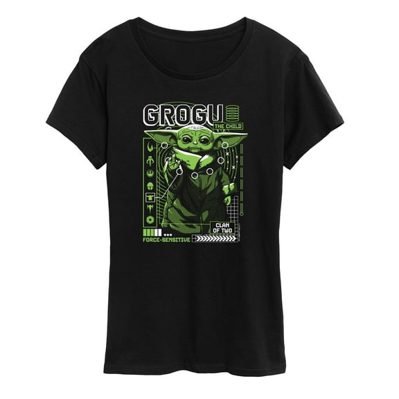 Star Wars - The Mandalorian Grogu Digital  - Wo Men's Short Sleeve Graphic T-Shirt