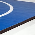 thumbnail image 2 of Dollamur 10'x10' Wrestling Mat, Royal Blue, Gymnastics, with Circles, 2 of 2