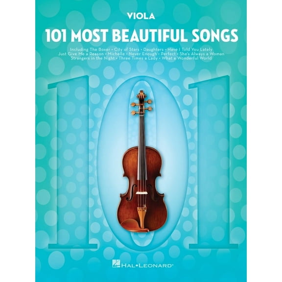 101 Most Beautiful Songs for Viola, (Paperback)