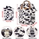 thumbnail image 2 of Mochila para pañales con estampado de vaca para bebés, niñas y madres con accesorios, 2 of 7