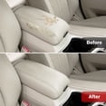 thumbnail image 6 of KBH Center Console Lid Armrest Replacement Cover for Cadillac SRX Accessories 2010-2016, Car Arm Rest Cover Skin Upholstery, Beige (Leather Skin Only), 6 of 6
