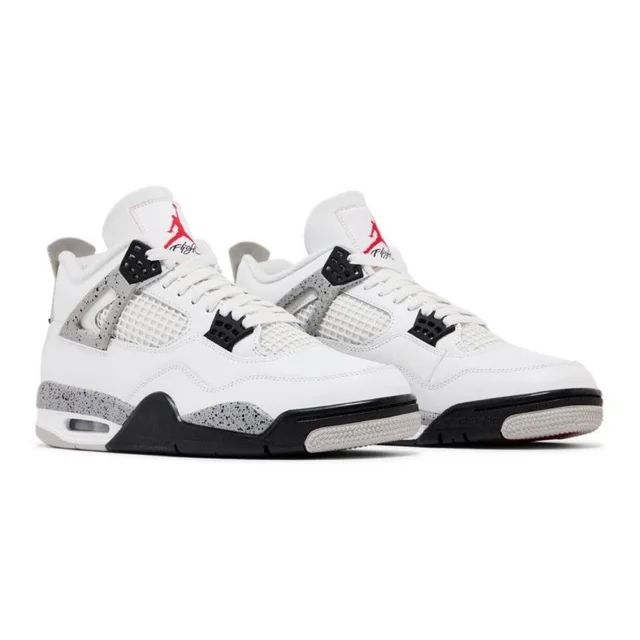 Jo r-dan Retro 4 OG "White Cement 2025" Men's FV5029-100 & GS IB4171-100 - New